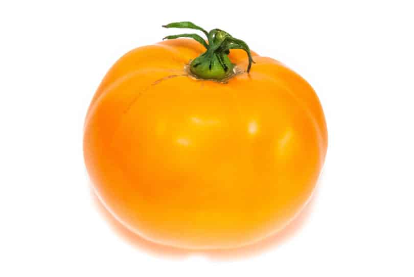 Die Fleischtomate Kasachstan Orange schmeckt aromatisch und lecker